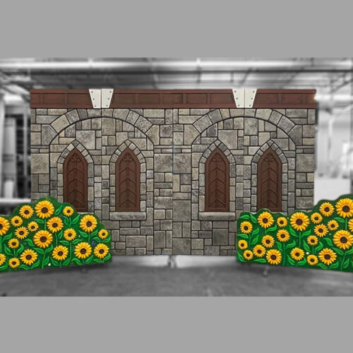 Frozen Jr. - Arendelle Exterior and Sunflowers